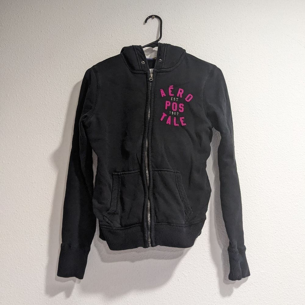 Aéropostale Hoodie Hooded Zip Up Jacket, Womens Medium